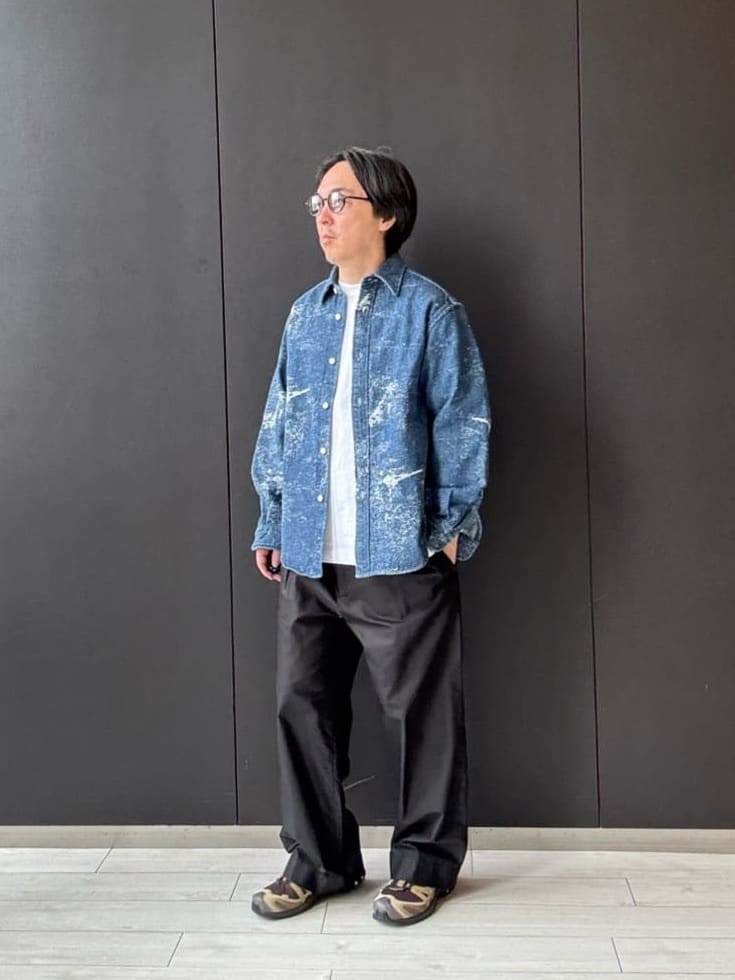 BEAUTY&YOUTH UNITED ARROWS | ジャガード デニム レギュラー シャツ