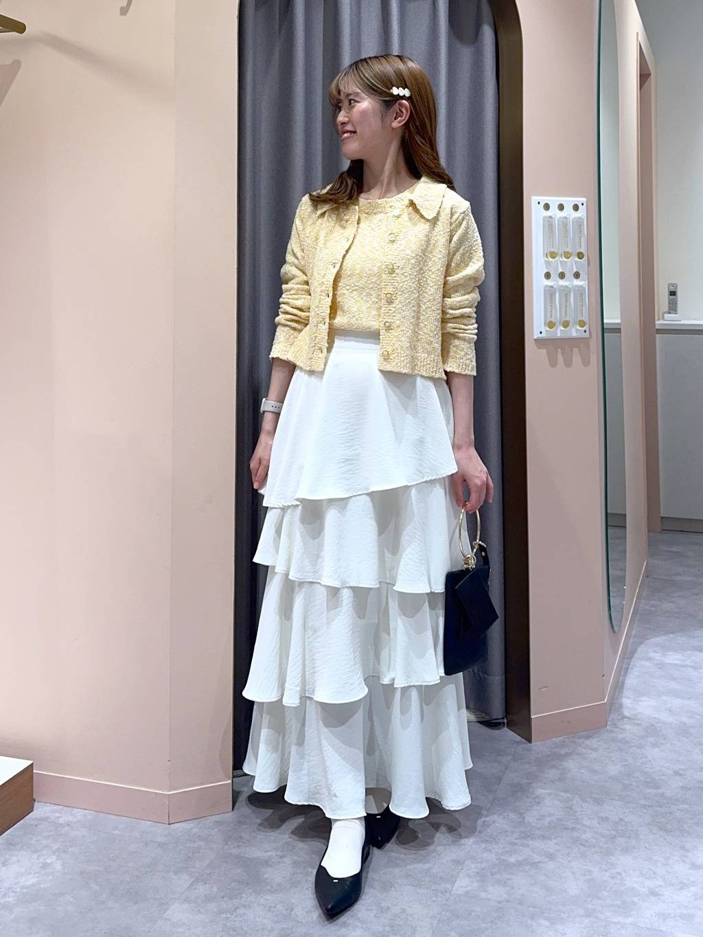 mysty womanの襟付きスラブカーデタンクSETを使ったコーディネートを紹介します。｜Rakuten Fashion(楽天ファッション／旧楽天ブランドアベニュー)6905075