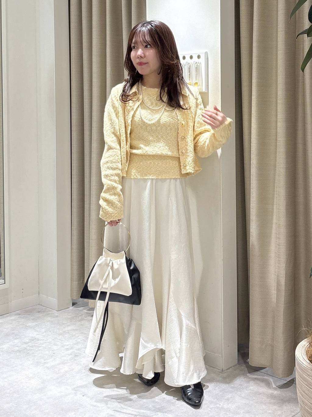 mysty womanの襟付きスラブカーデタンクSETを使ったコーディネートを紹介します。｜Rakuten Fashion(楽天ファッション／旧楽天ブランドアベニュー)6904763