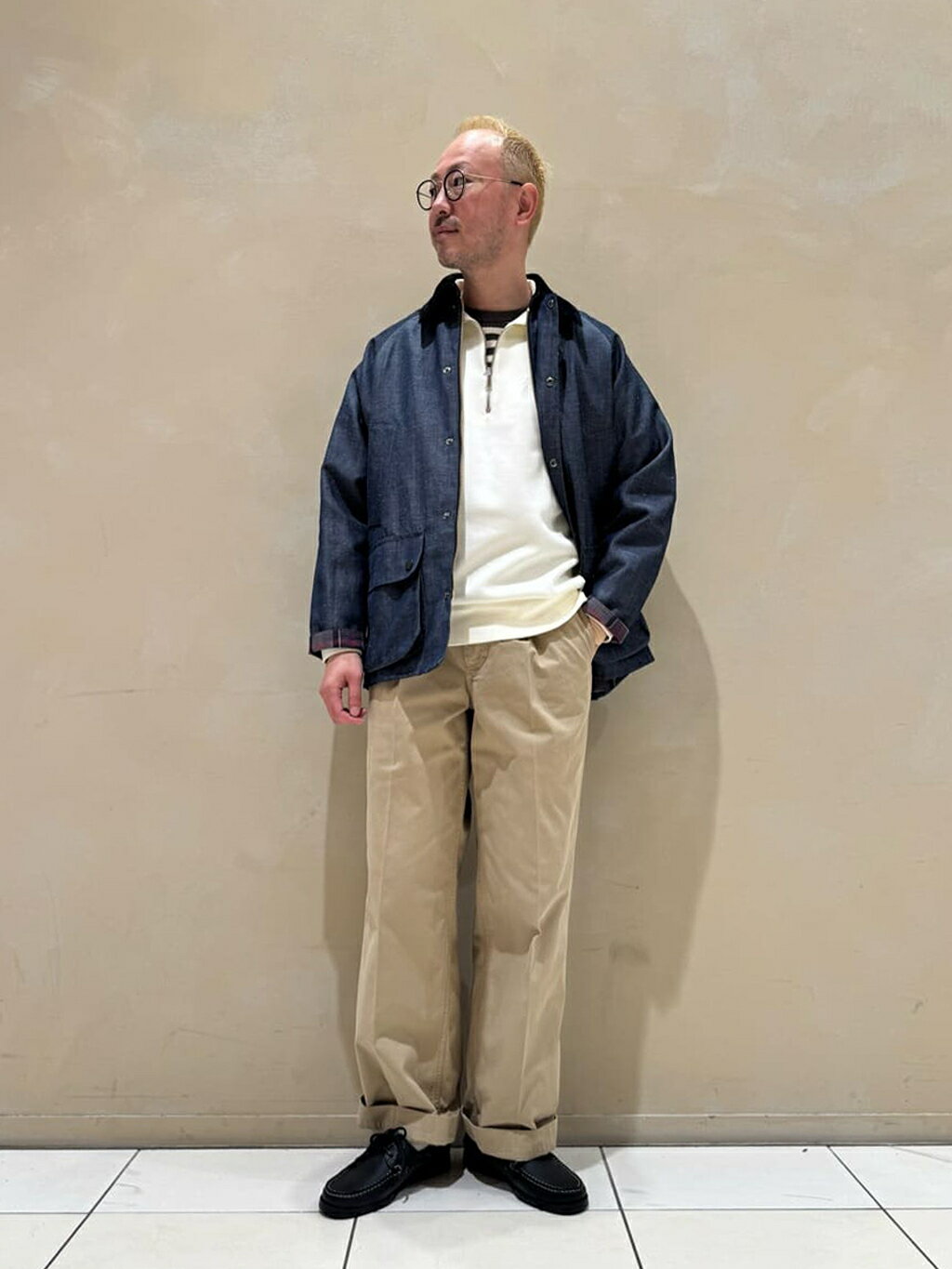 TOMORROWLAND | 【別注】Barbour Classic BEDALE ウールリネン
