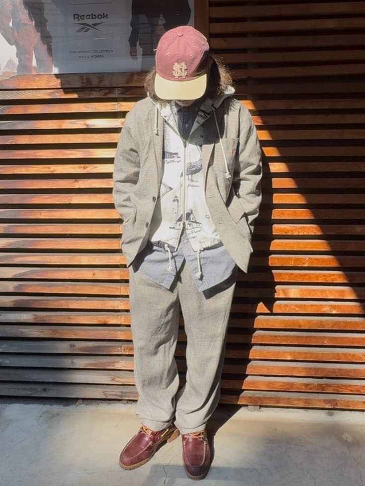 FREAK’S STOREのフェード加工 NSC ロゴキャップを使ったコーディネートを紹介します。｜Rakuten Fashion(楽天ファッション／旧楽天ブランドアベニュー)6906589