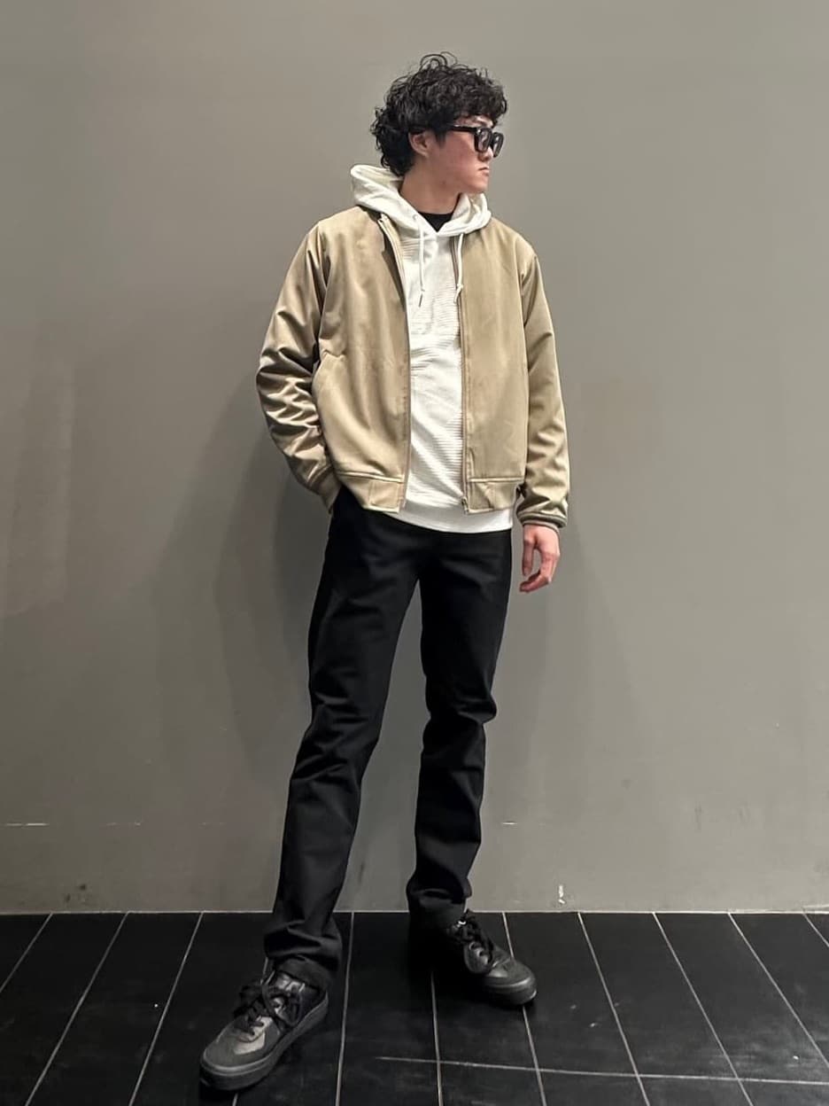 THE SHOP TK | FLEX LINE ストレッチリブブルゾン ストレッチ/防シワ
