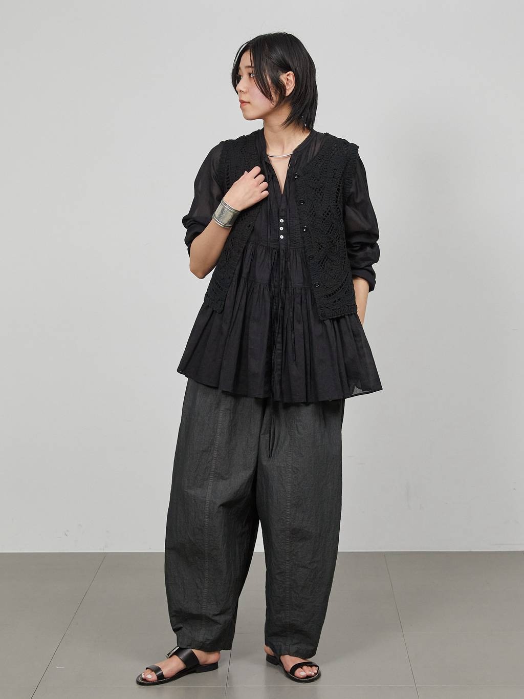 Curensology | オーガンギャザーブラウス | Rakuten Fashion(楽天