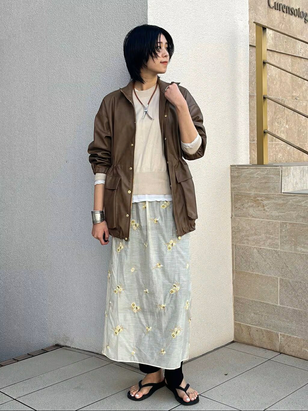 Curensology | フラワービーズスカート | Rakuten Fashion(楽天