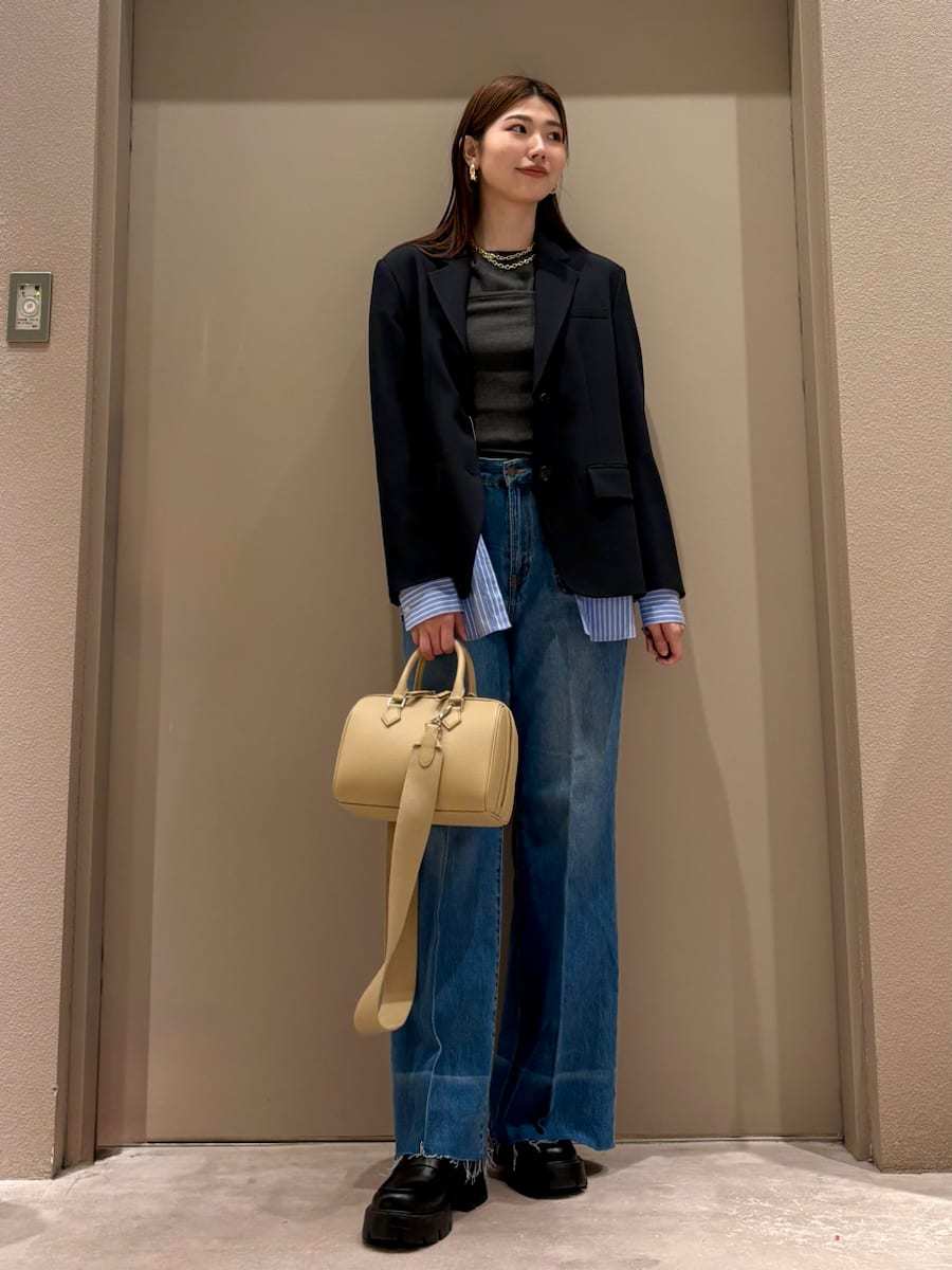 Mila Owen | シャツレイヤードジャケット | Rakuten Fashion(楽天