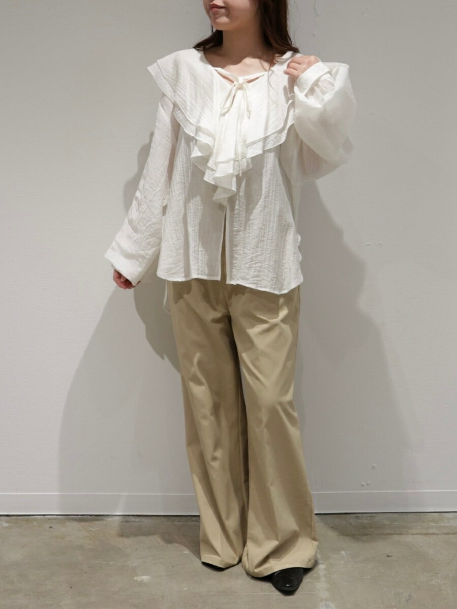 LIAN | シアーラッフルブラウス | Rakuten Fashion(楽天ファッション