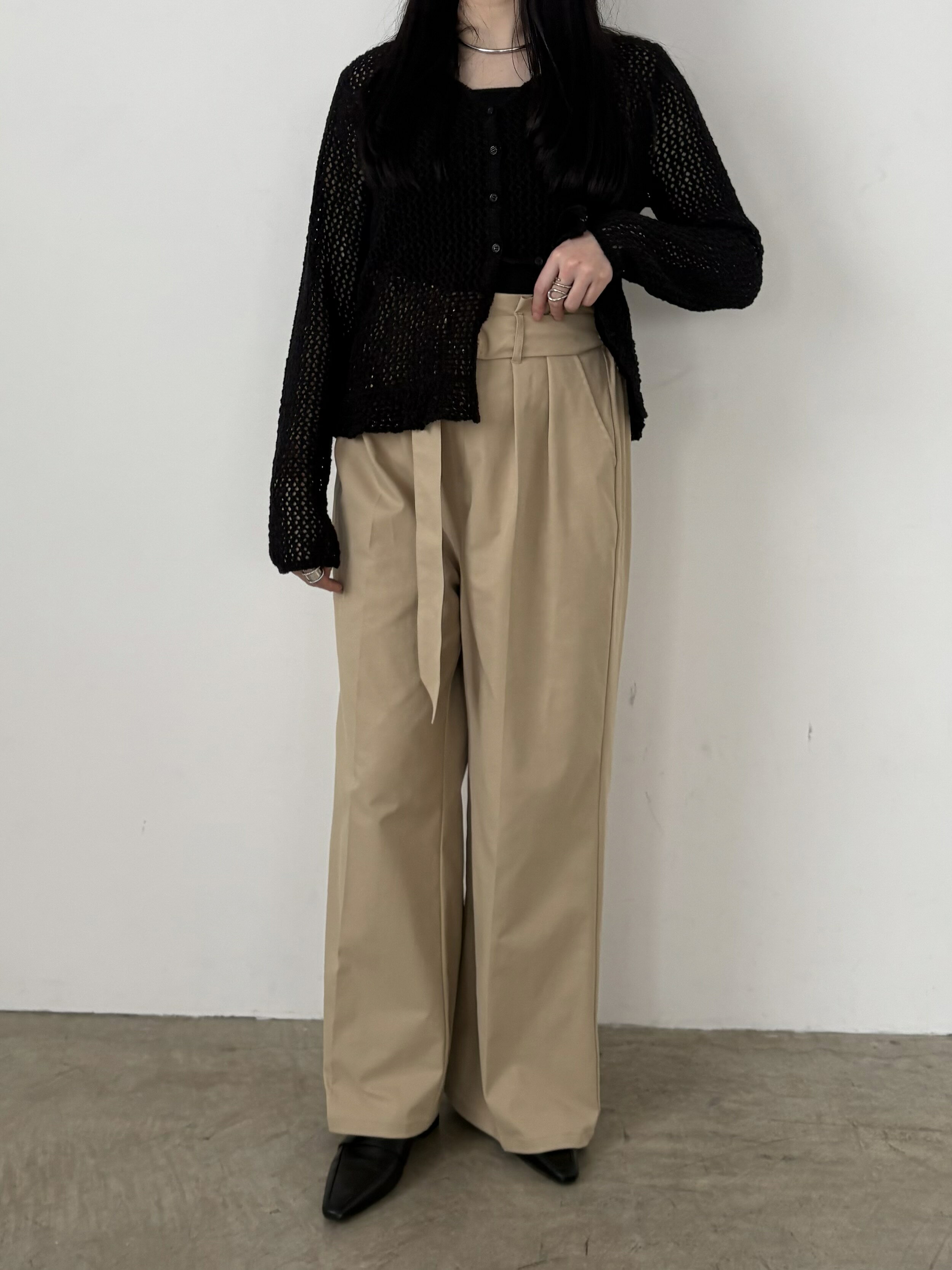 LIAN | Vネックメッシュカーディガン | Rakuten Fashion(楽天