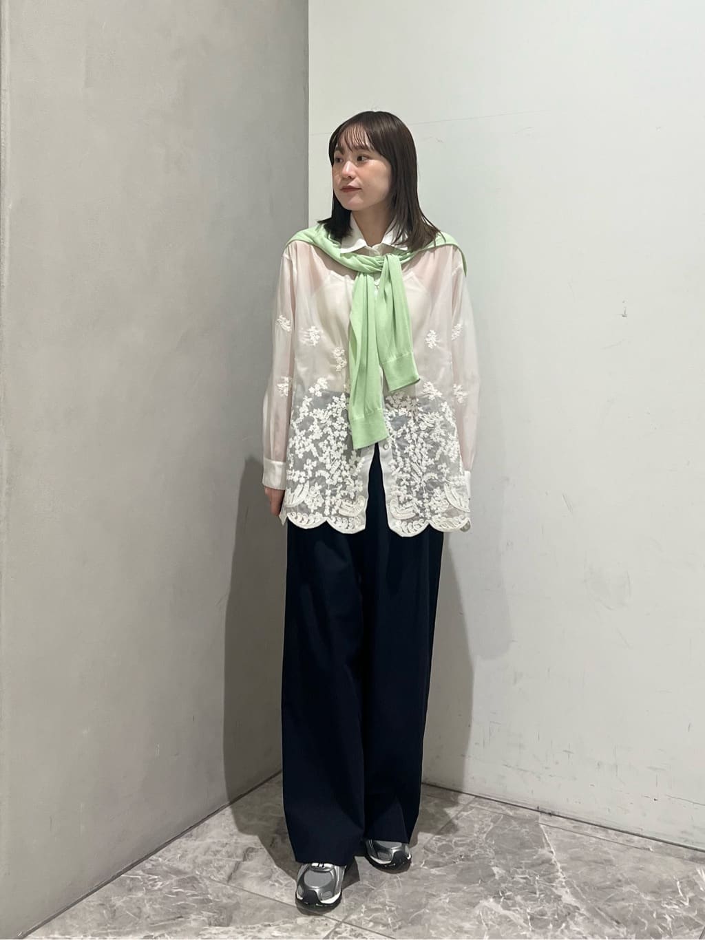 AEWEN MATOPH シアーヘンリーネックニット UNITED ARROWS | <AEWEN MATOPH>シアーヘンリーネックニット