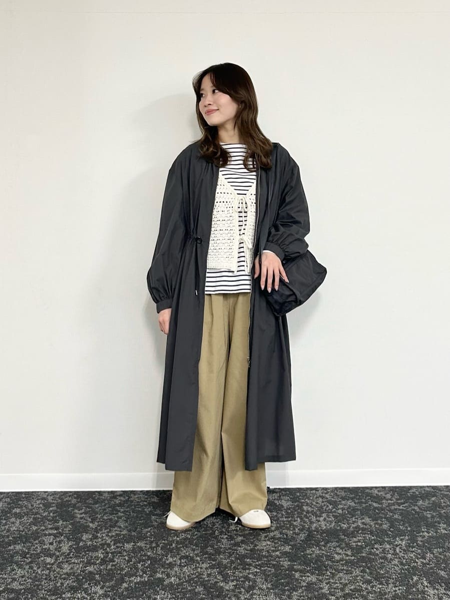 UNITED ARROWS green label relaxing | ギャザー ドロスト コート 撥水