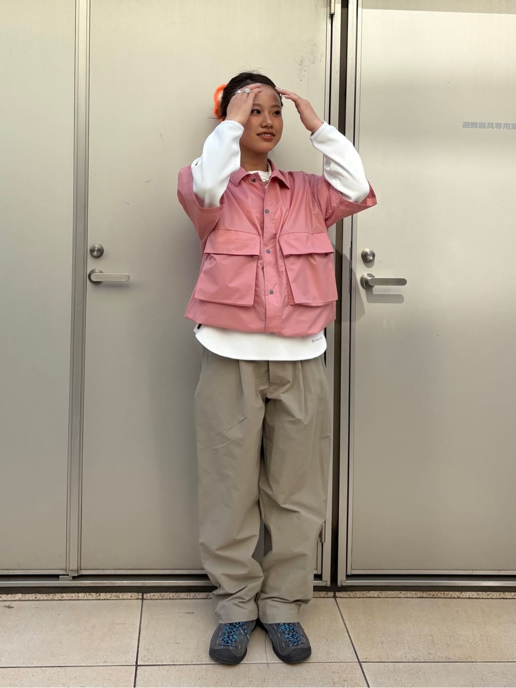 Snow PeakのU.L. Double Weave Shirtを使ったコーディネートを紹介します。｜Rakuten Fashion(楽天ファッション／旧楽天ブランドアベニュー)6909532