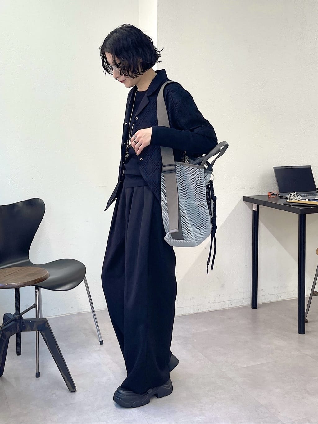 ear PAPILLONNERのサマーツイードセットアップ【SUM1 STYLE】を使ったコーディネートを紹介します。｜Rakuten Fashion(楽天ファッション／旧楽天ブランドアベニュー)6912091