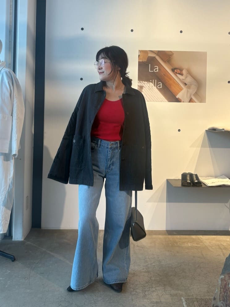 GALLARDAGALANTEの【手洗い可】ストレートデニムを使ったコーディネートを紹介します。｜Rakuten Fashion(楽天ファッション／旧楽天ブランドアベニュー)6912256