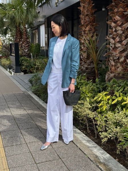 BANANA REPUBLIC FACTORY STORE | (W)ハイライズ リネンブレンド