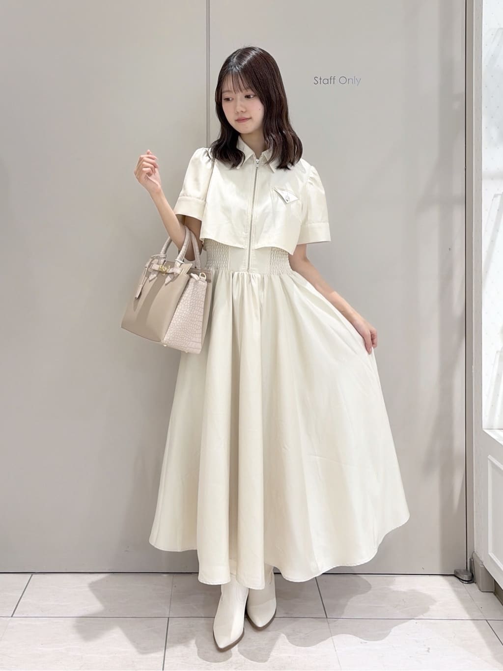 rienda | バストディティールフレアワンピース | Rakuten Fashion(楽天