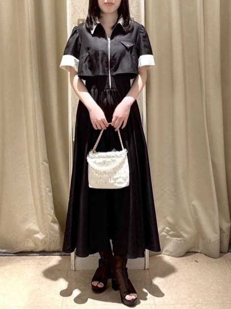 rienda | バストディティールフレアワンピース | Rakuten Fashion(楽天