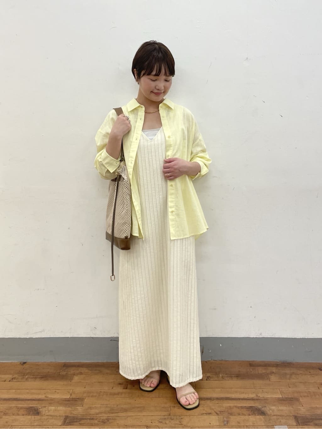 COLLAGE GALLARDAGALANTE | 麻混バックツイストシャツ | Rakuten