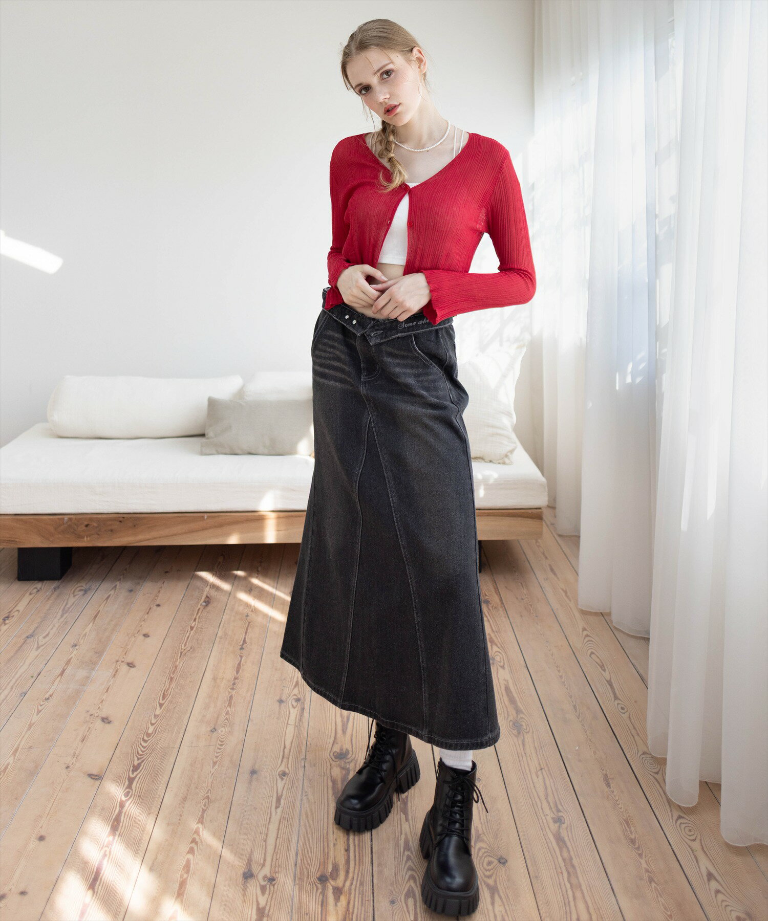 clear | 楊柳シアーメロウカーディガン | Rakuten Fashion(楽天