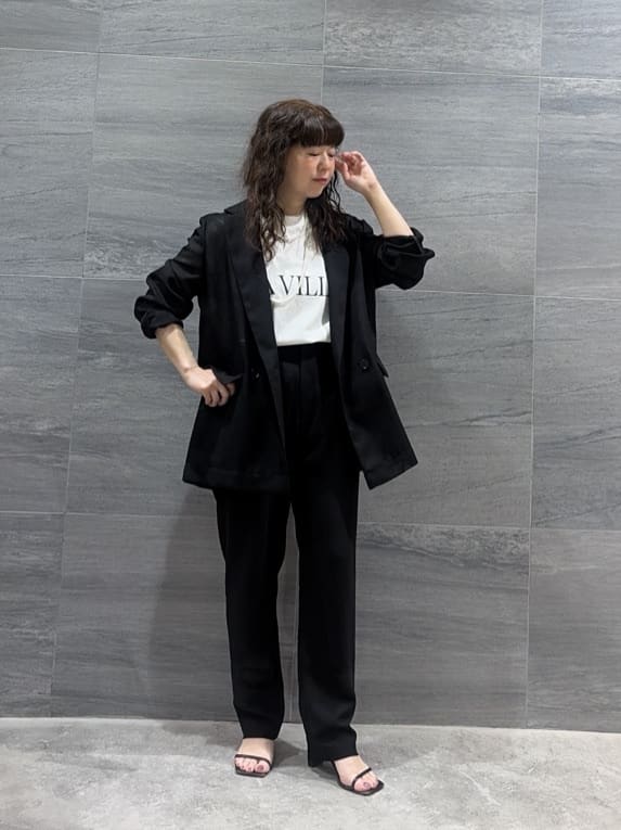 GALLARDAGALANTEのライトジャージーテーパードパンツを使ったコーディネートを紹介します。｜Rakuten Fashion(楽天ファッション／旧楽天ブランドアベニュー)6918684