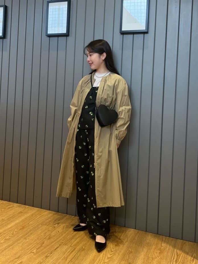 UNITED ARROWS green label relaxing | ギャザー ドロスト コート 撥水
