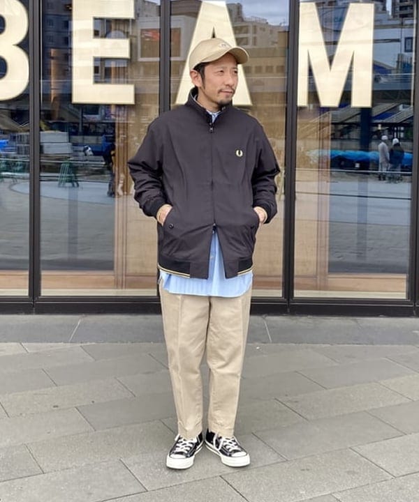 BEAMS MENの【別注】FRED PERRY / Zip Blouson 26SSを使った