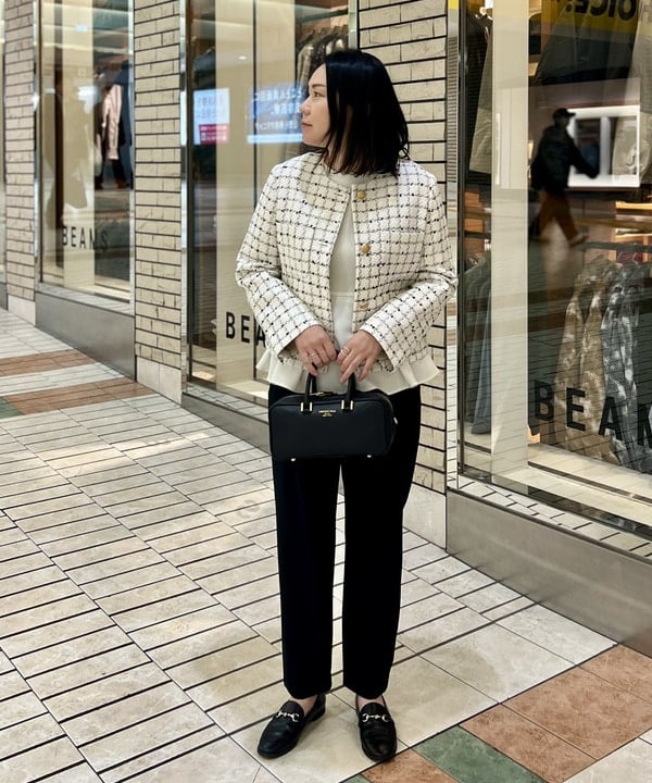 Demi-Luxe BEAMS | ＜セットアップ対応＞トリアセ 1タック パンツ