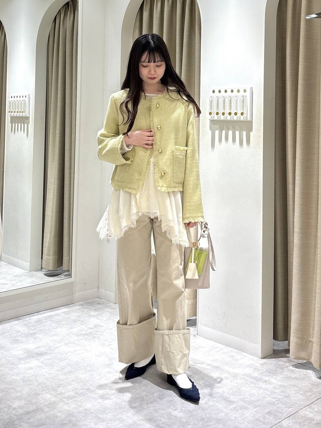 mysty womanのライトツイードジャケットを使ったコーディネートを紹介します。｜Rakuten Fashion(楽天ファッション／旧楽天ブランドアベニュー)6928854