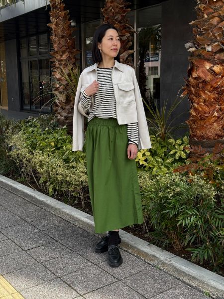 KAOS カオス スカート ボトムス レディース Midi skirts Green Chaos 