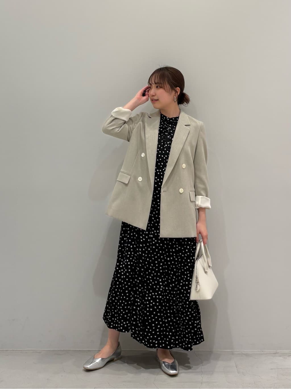 UNITED ARROWS green label relaxing | サテン ギャザー ショート