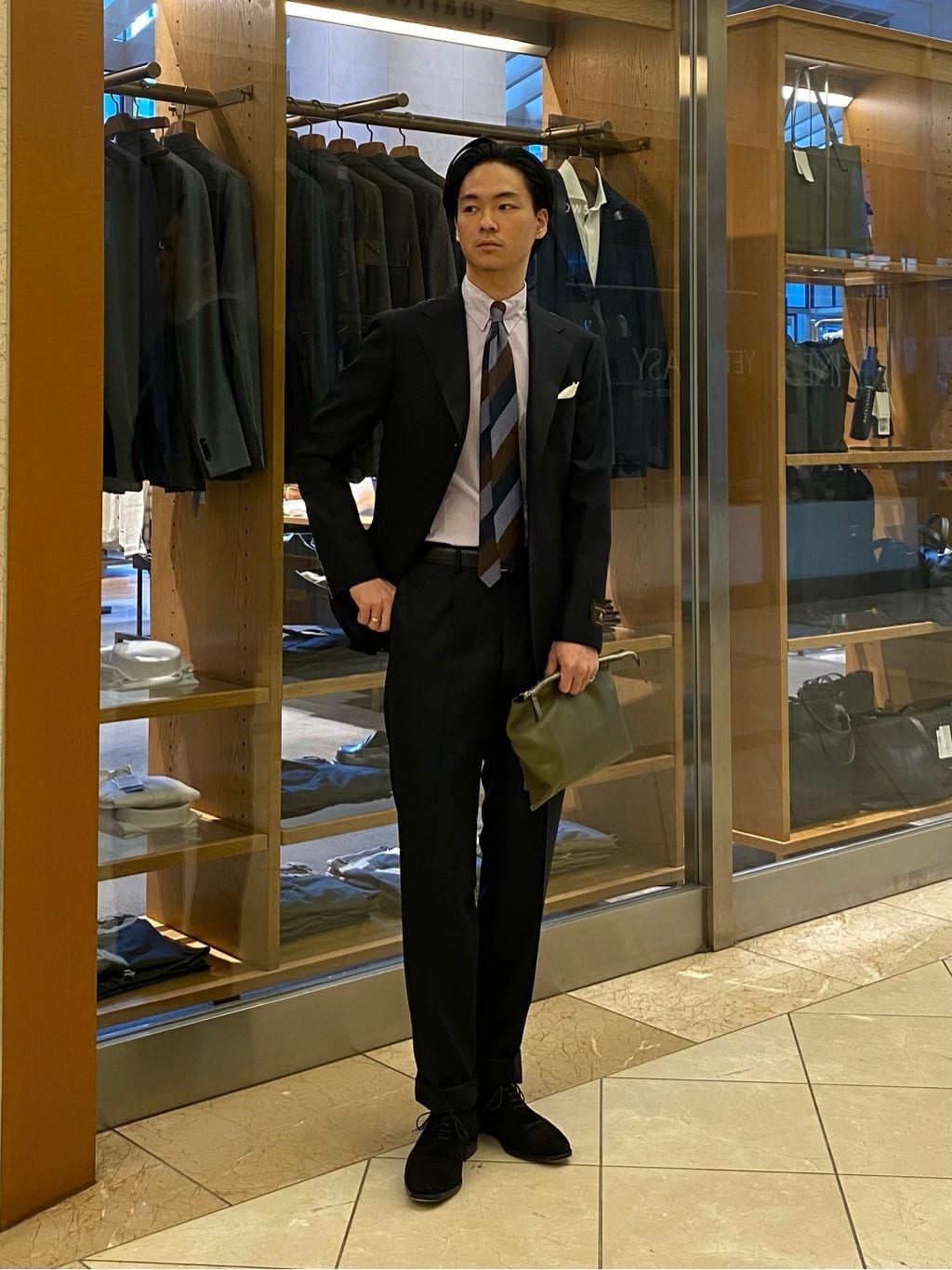 UNITED ARROWS | UA NAVY シングル 3ボタン スーツ REGULAR MODEL
