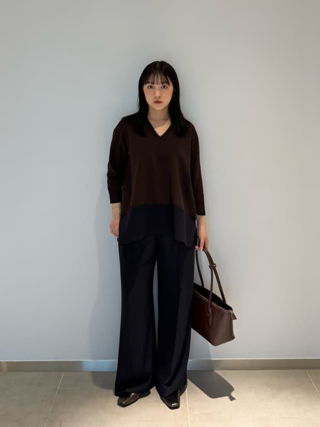 UNITED ARROWSのレザーライク サロペット パンツ-ウォッシャブル-を