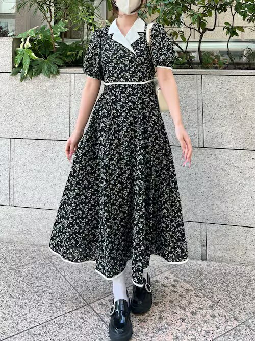 MISCH MASCH | テーラーカラー花柄ワンピース MM627404 | Rakuten