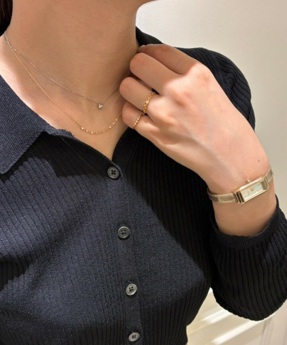 ete | PT900/850 ダイヤモンド 0.15ct ネックレス「ブライト