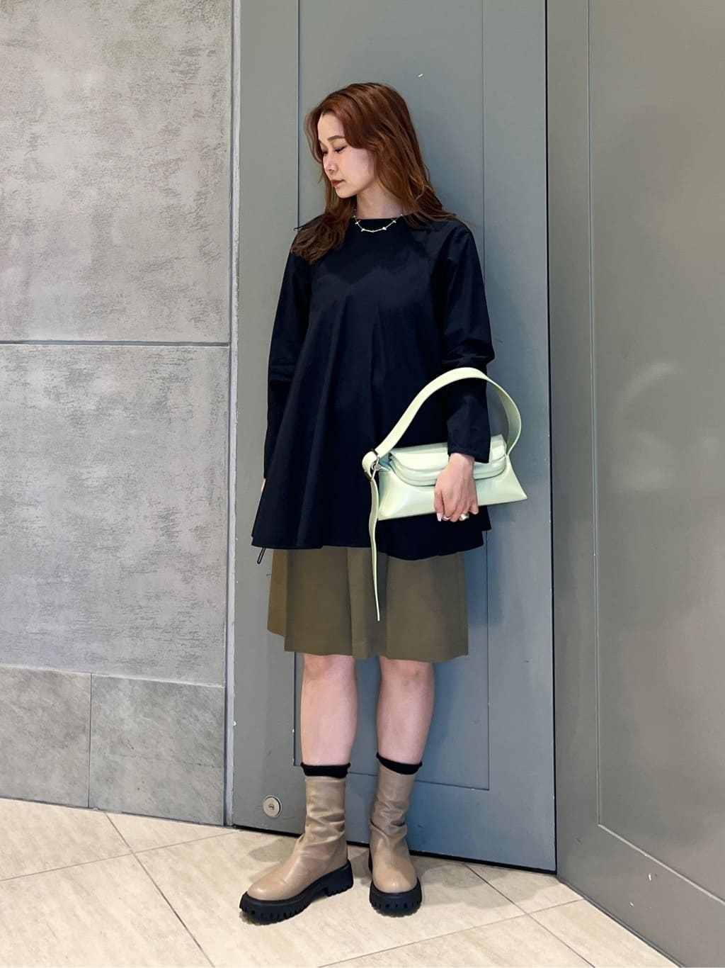 UNITED ARROWS | バイアス フレア チュニック ブラウス