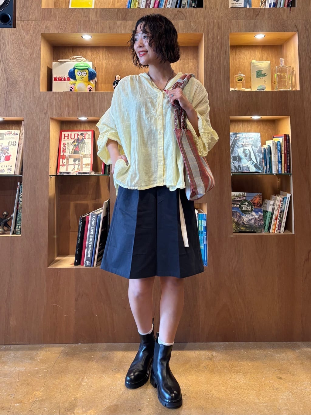 FREAK’S STOREの別注 HAMMOCK TOTE S ハンモック ストライプ トートバッグを使ったコーディネートを紹介します。｜Rakuten Fashion(楽天ファッション／旧楽天ブランドアベニュー)6932905