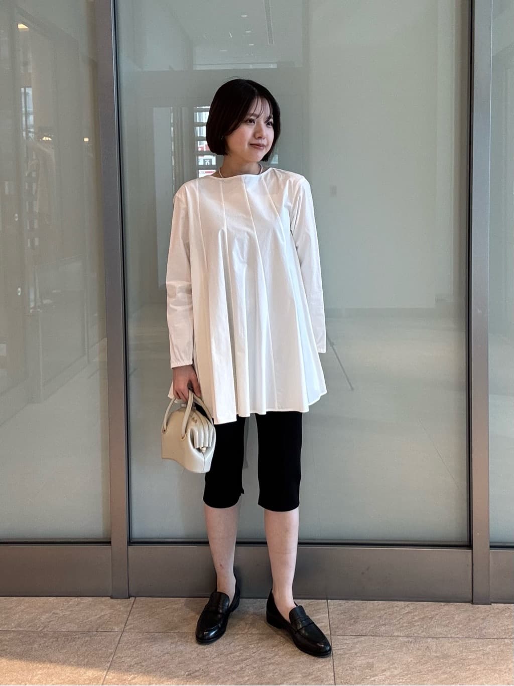 UNITED ARROWS | バイアス フレア チュニック ブラウス