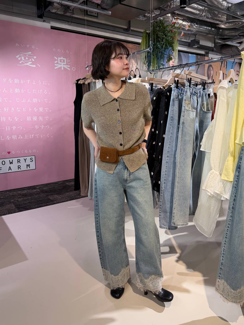 LOWRYS FARM | レースデニム | Rakuten Fashion(楽天ファッション／旧