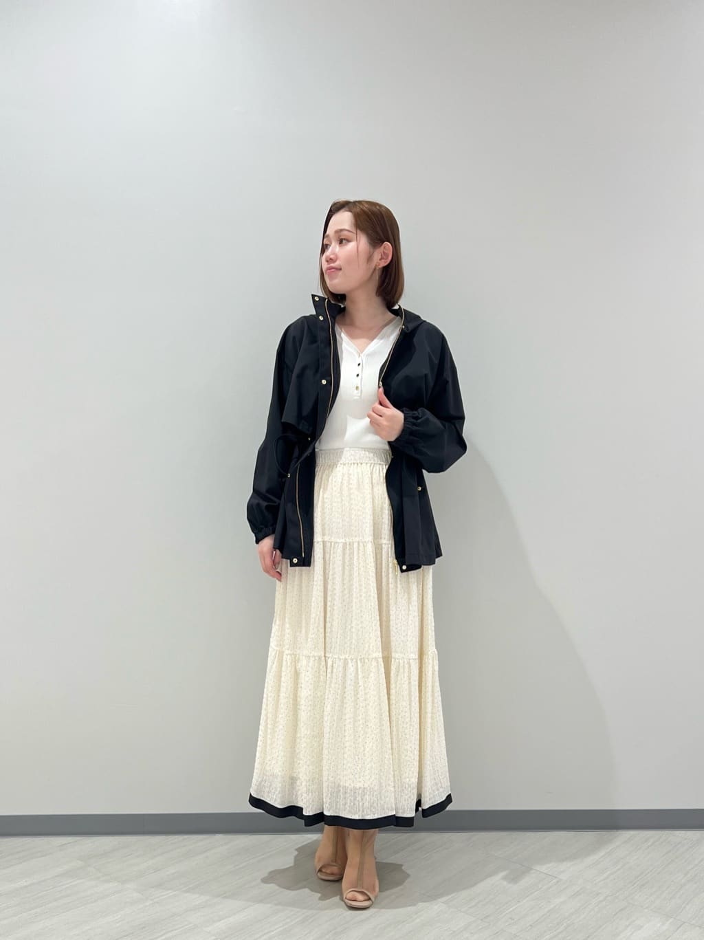NATURAL BEAUTY BASIC | 毎日これ.週7ペプラムフーディブルゾン
