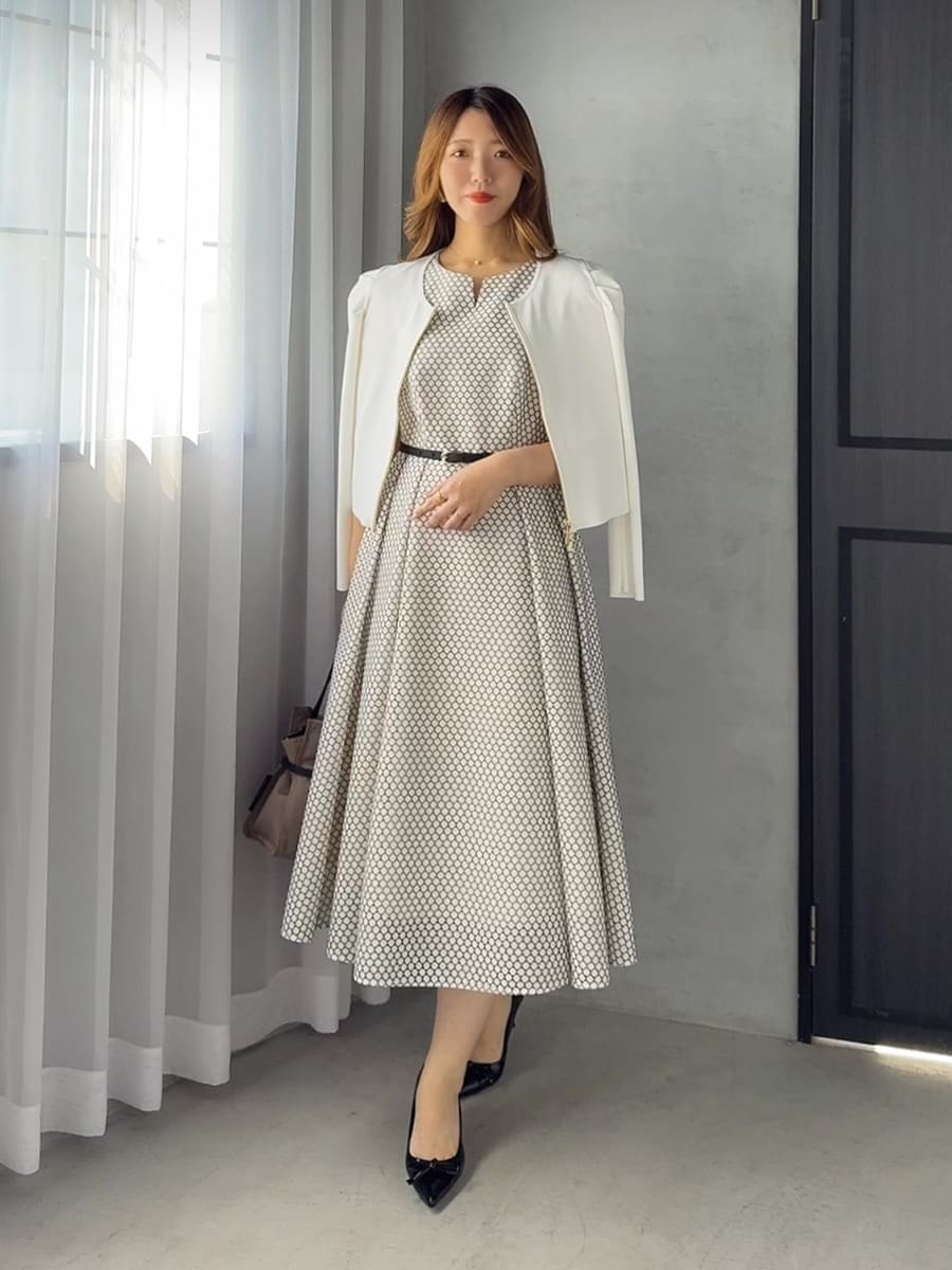 Viaggio Bluのパフスリーブダブルジップブルゾンを使ったコーディネートを紹介します。｜Rakuten Fashion(楽天ファッション／旧楽天ブランドアベニュー)6935640