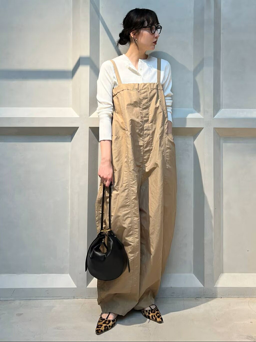 Curensology | ナイロンラミーサロペット | Rakuten Fashion(楽天