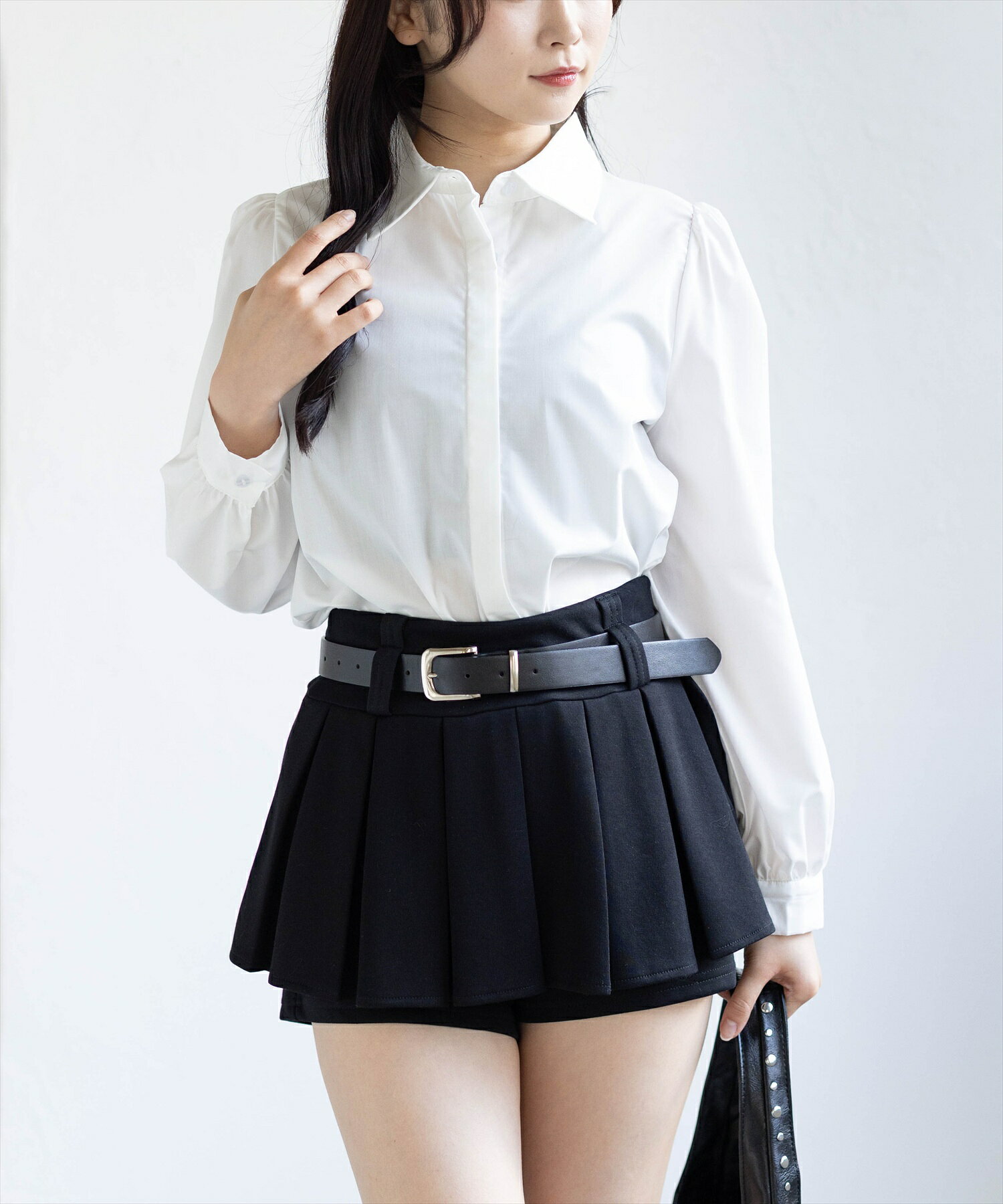 clear | ベルト付きプリーツミニスカートパンツ［Y2K］ | Rakuten