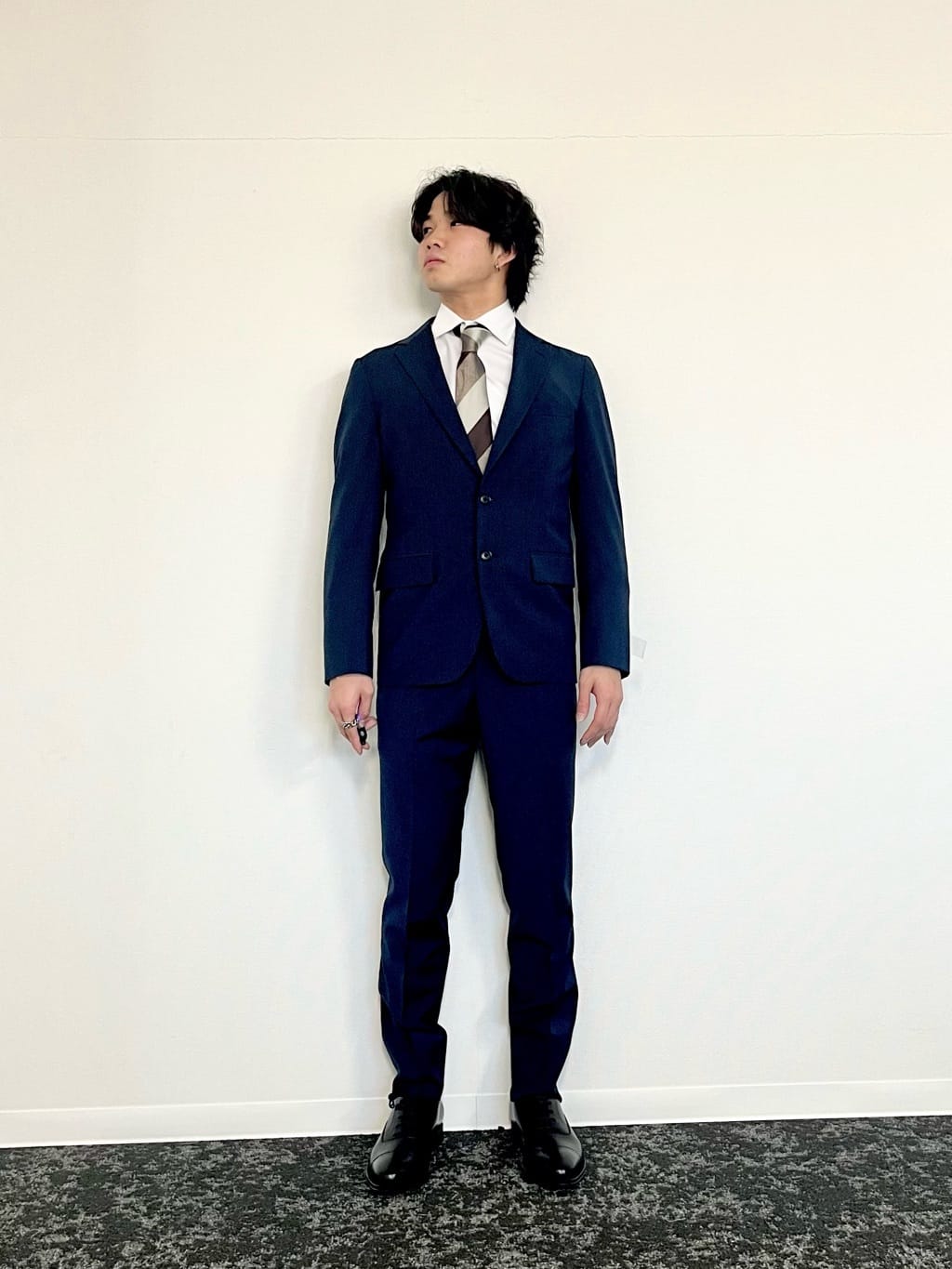 UNITED ARROWS green label relaxingのA+ TWPU トロピカル無地 2B 