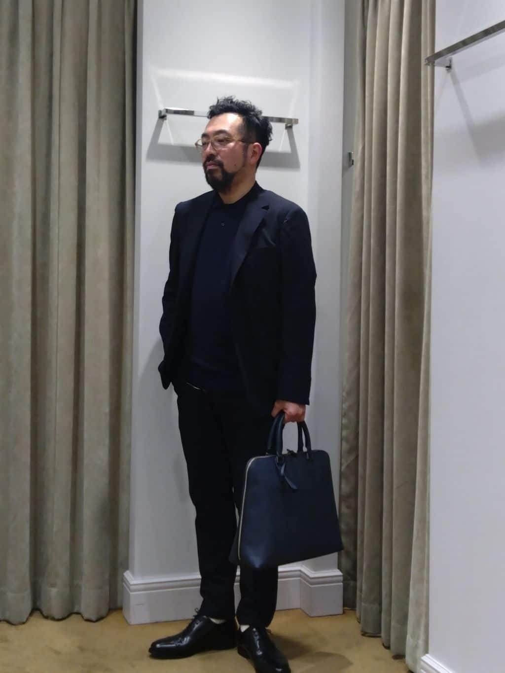 UNITED ARROWS | レザー ラウンド ブリーフケース | Rakuten Fashion