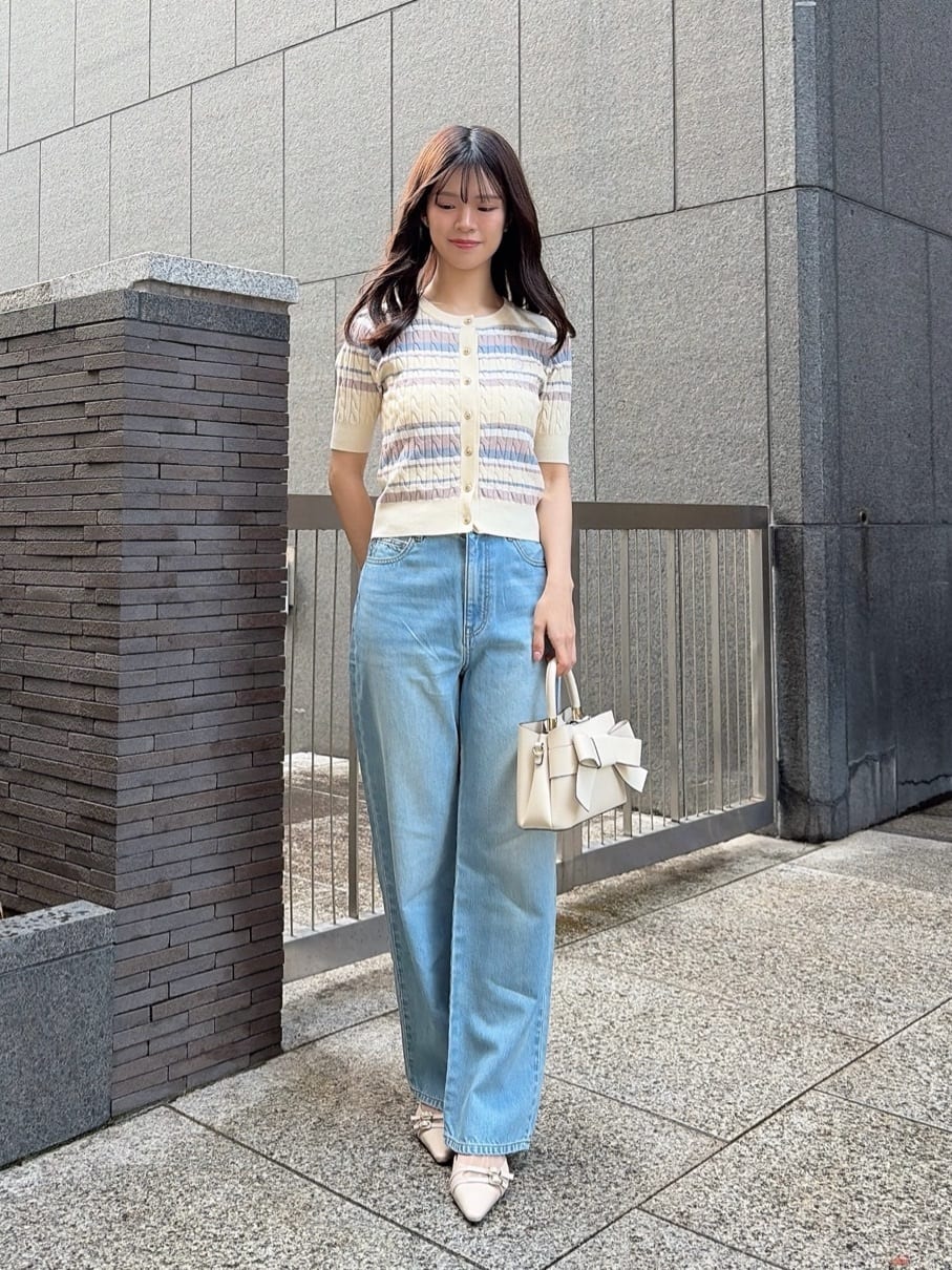 PROPORTION BODY DRESSINGの<山内ともなさんコラボ>ケーブルカーディガン 26SSを使ったコーディネートを紹介します。｜Rakuten Fashion(楽天ファッション／旧楽天ブランドアベニュー)6940311