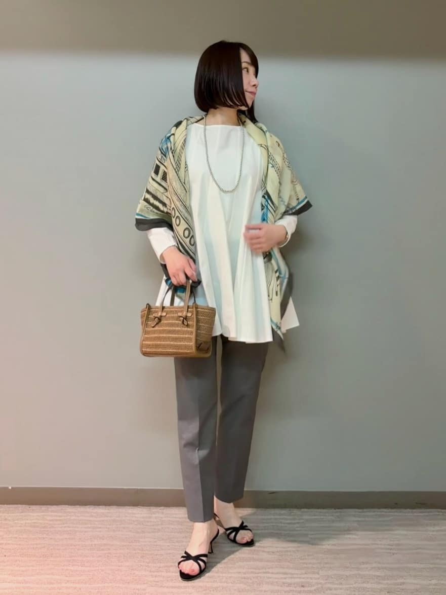 UNITED ARROWS | バイアス フレア チュニック ブラウス