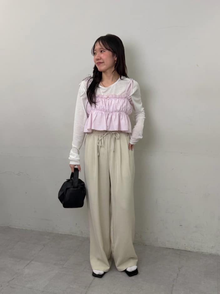 Discoat | スーパーとろみ2タックイージーパンツ | Rakuten Fashion