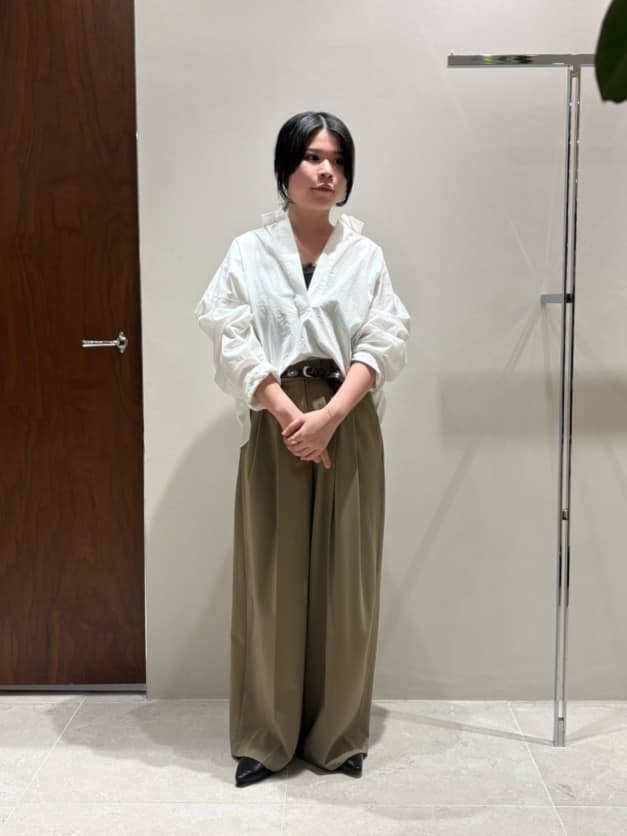 GALLARDAGALANTEのスキッパーシャツを使ったコーディネートを紹介します。｜Rakuten Fashion(楽天ファッション／旧楽天ブランドアベニュー)6943536