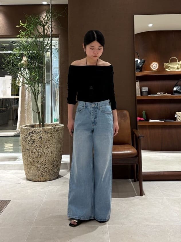 GALLARDAGALANTEの【手洗い可】オフショルニットを使ったコーディネートを紹介します。｜Rakuten Fashion(楽天ファッション／旧楽天ブランドアベニュー)6943549