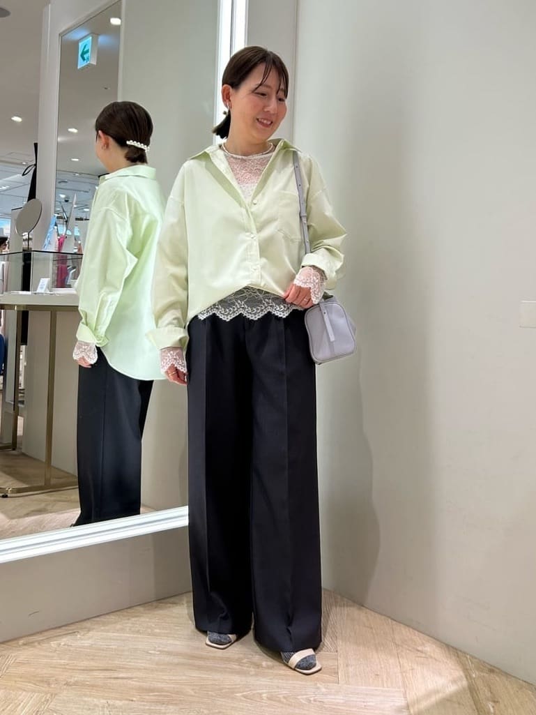 NOLLEY'S | ウォッシャブルラッセルレースTブラウス | Rakuten Fashion