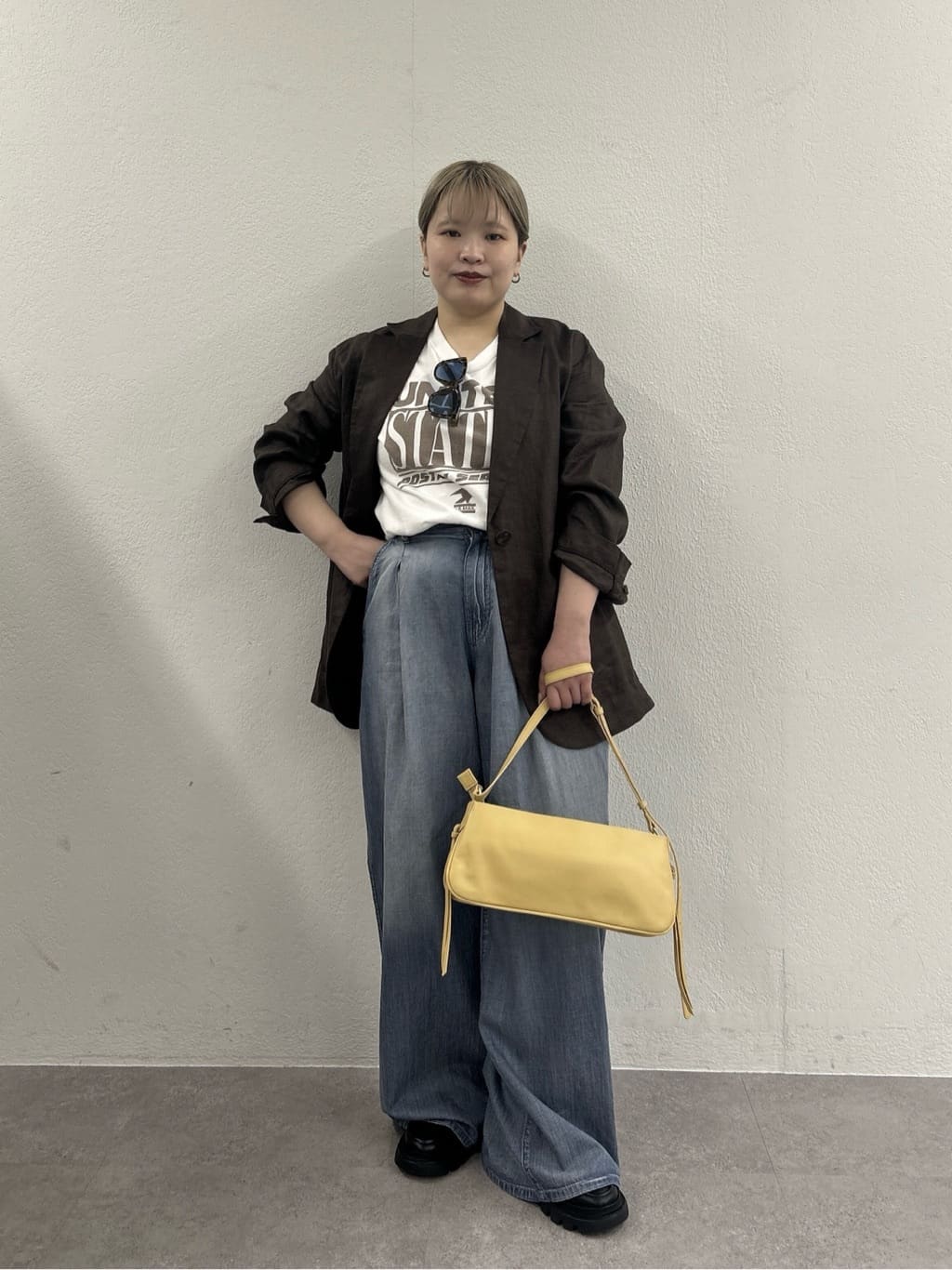 GALLARDAGALANTEの【セットアップ対応】リネンジャケットを使ったコーディネートを紹介します。｜Rakuten Fashion(楽天ファッション／旧楽天ブランドアベニュー)6944830