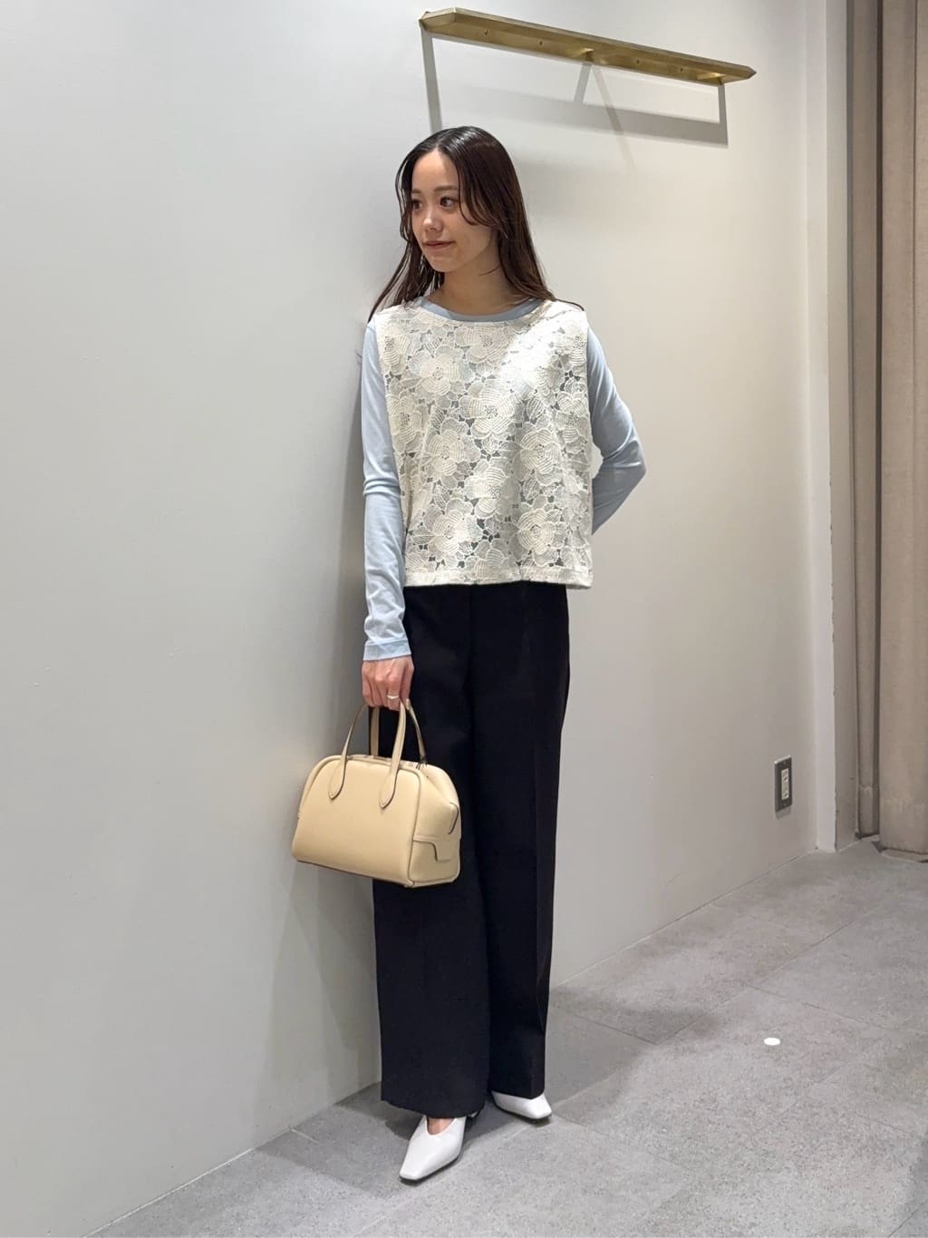 ＜conte＞コットン シアー クルーネックカットソー conte tシャツ 「conte」コットン シアー クルーネックカットソー